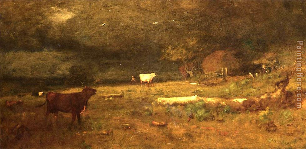The Coming Storm painting - George Inness The Coming Storm art painting